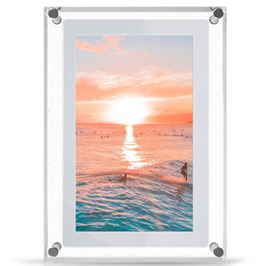 AMABOO 5 INCH Acrylic Memory Album IPS Screen High Definition Video Playback 10.1inch Acrylic Digital Photo Frame