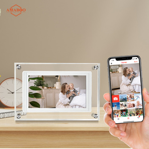 Touch Screen WIFI Digital Photo Frame with Transparent Acrylic/NFT Technology