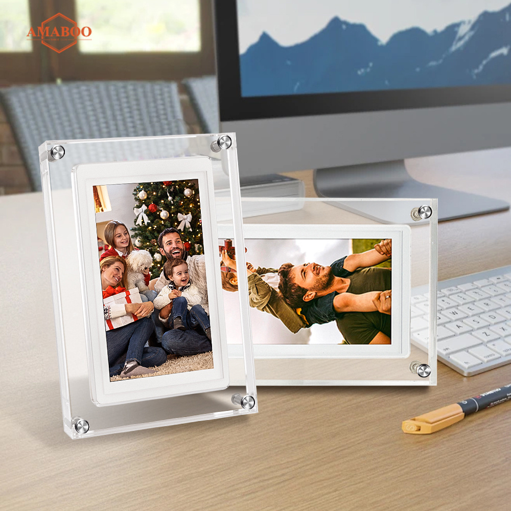 Touch Screen WIFI Digital Photo Frame with Transparent Acrylic/NFT Technology