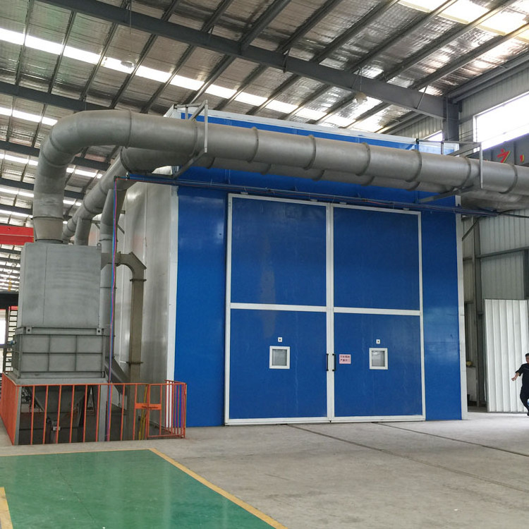 shot blasting equipment room sandblasting booth chamber