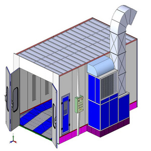 shot blasting equipment room sandblasting booth chamber