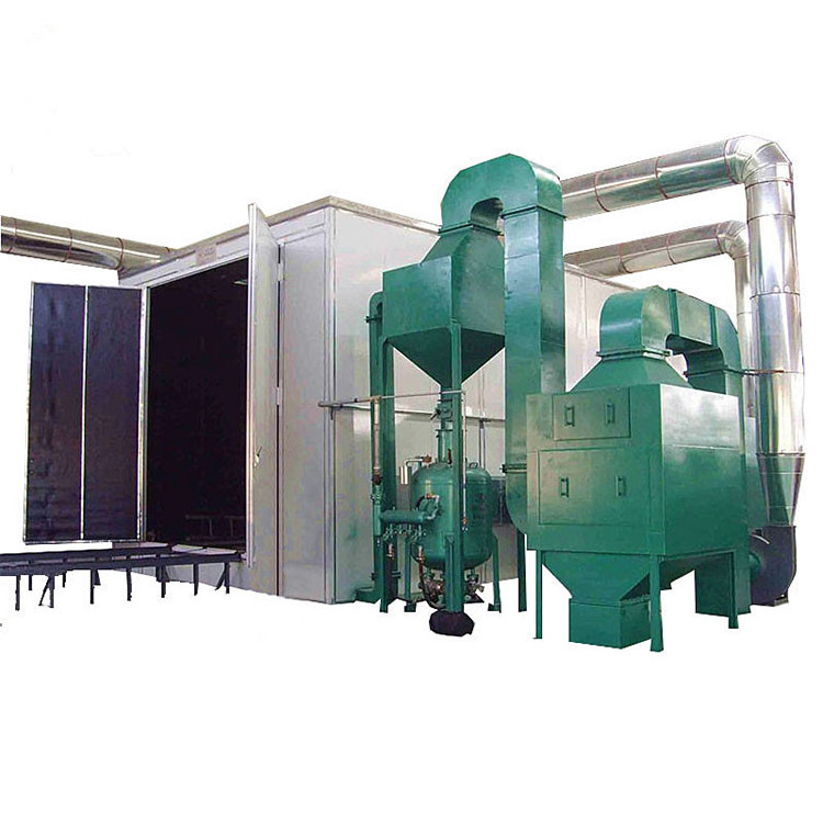 shot blasting equipment room sandblasting booth chamber