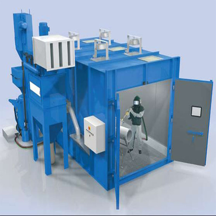 shot blasting equipment room sandblasting booth chamber