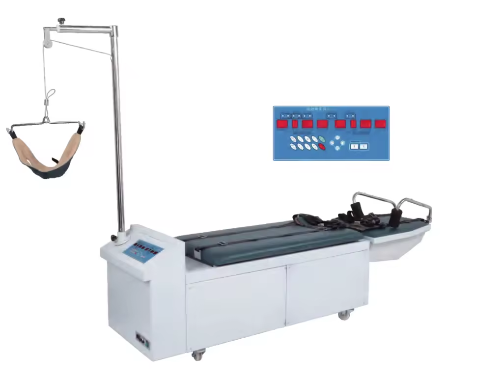 Auxiliary Therapeutic Cervical And Lumbar Traction Bed Traction Equipment For Hospital Bed