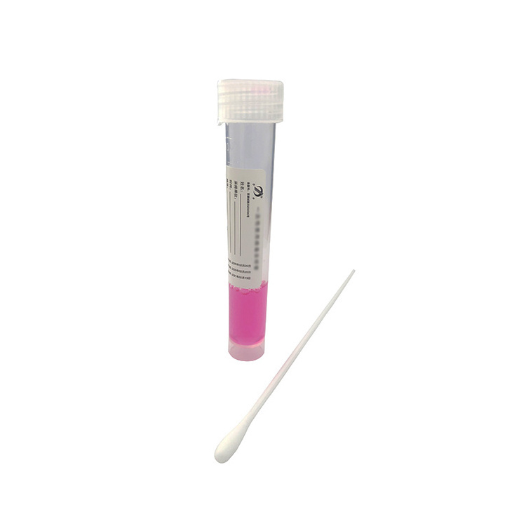 Amain OEM/ODM AMVT74  disposable CE approved VTM with 3ml transport media Nasal or Oral flocked swabs for medical test