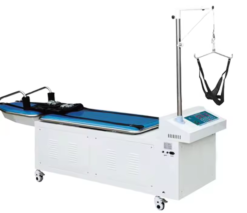 Auxiliary Therapeutic Cervical And Lumbar Traction Bed Traction Equipment For Hospital Bed