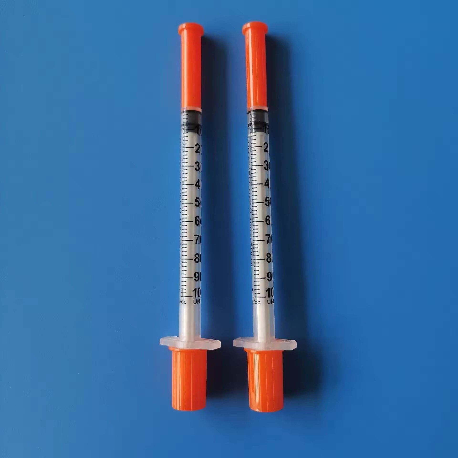 Amain High quality sterile 0.5 1 1.5 ml The double rubber plug has good air tightness disposable insulin needles