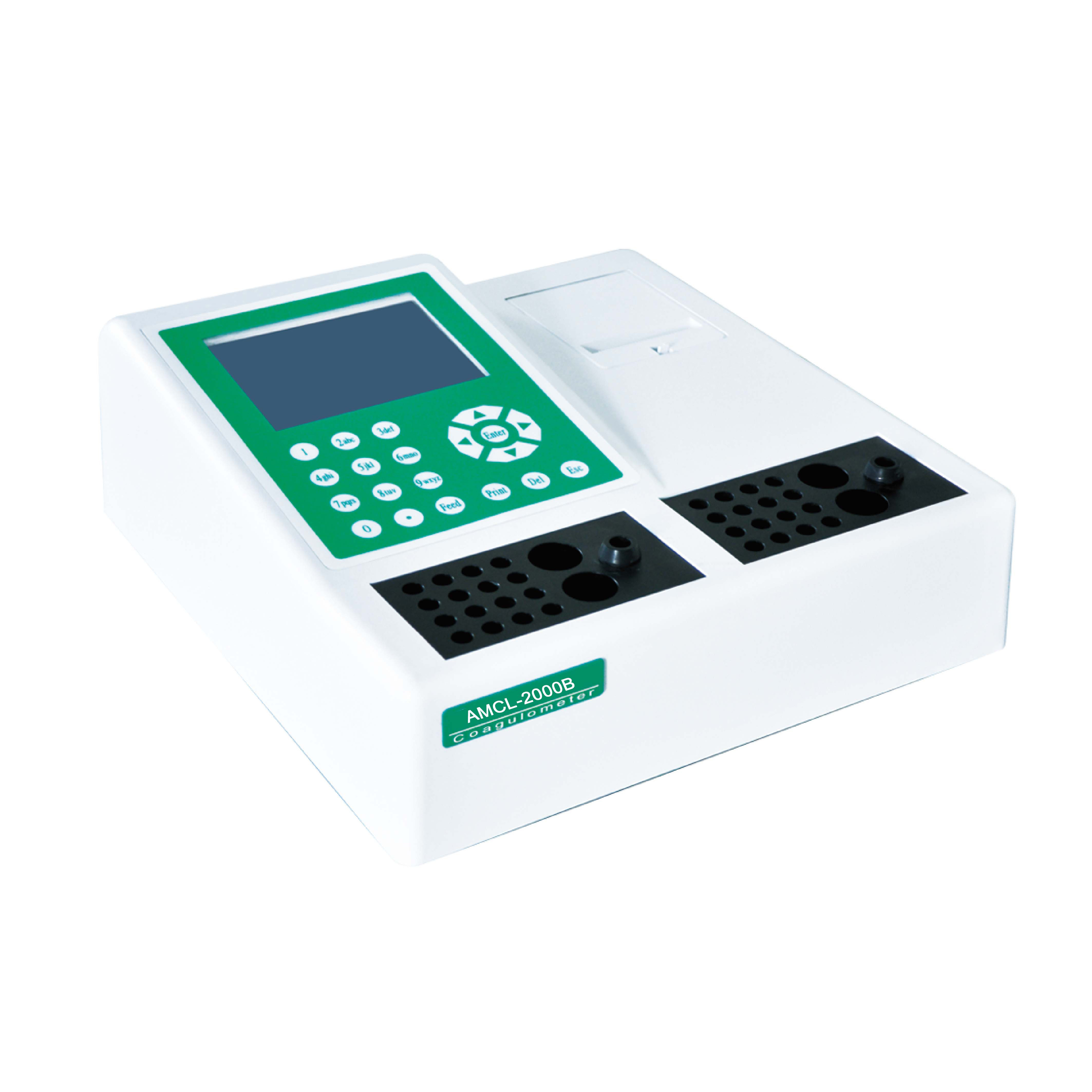 AMAIN Double Channel Automatic Portable Coagulometer Analyzer AMCL-2000B Laboratory Equipment