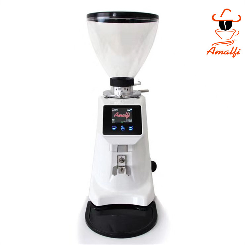 A80 ABS Hopper Stainless Steel Burr Bean Mill Machinary Electric Coffee Grinder for Commercial