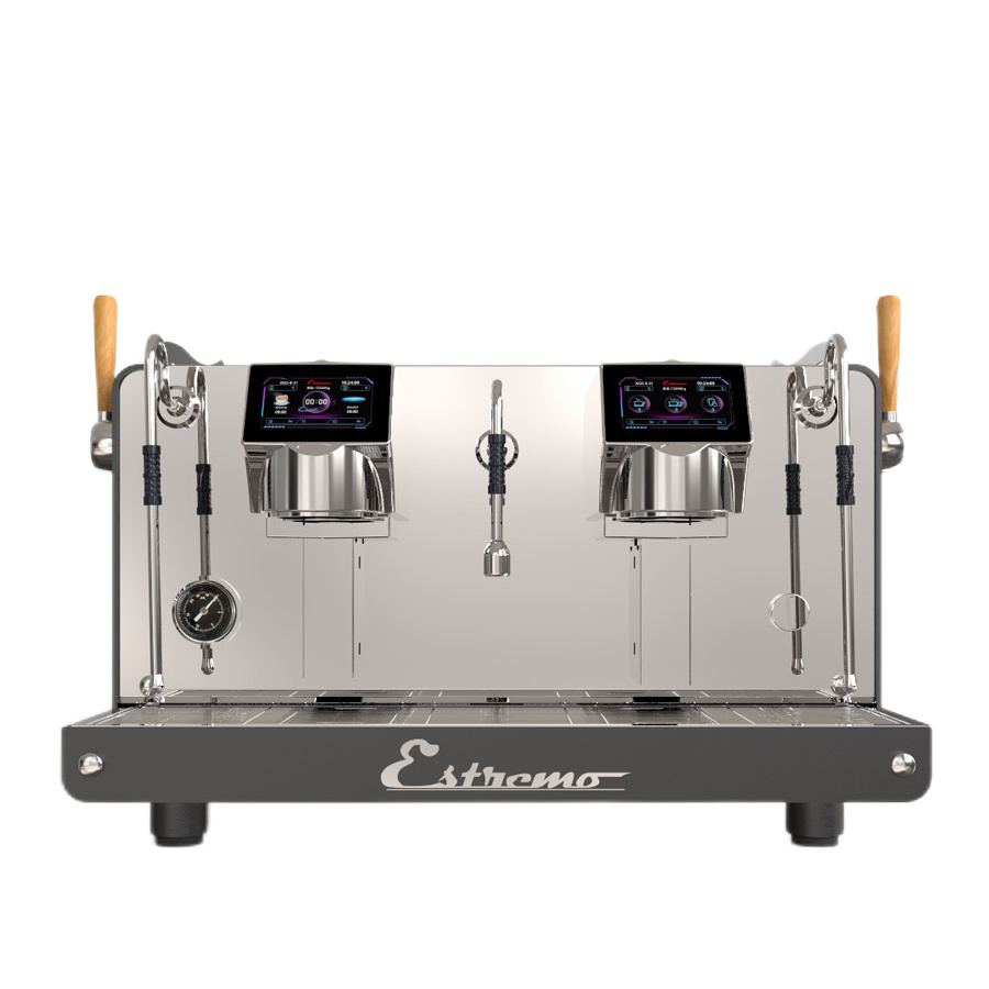 Most Popular Three Boilers E61 Brewing Head Electric Control Commercial Espresso Coffee Machine Two Group