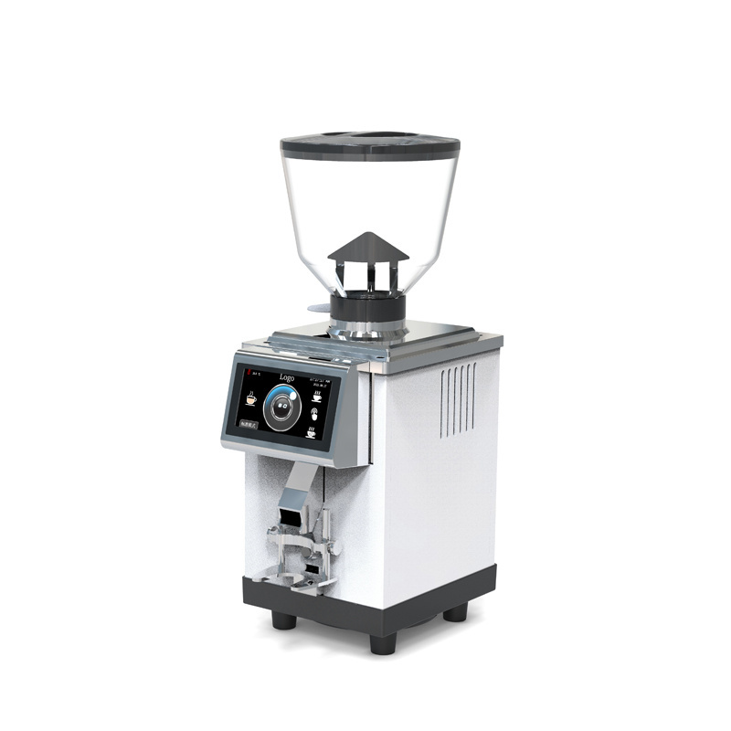 New Arrival Build In Scale Smart Touch Screen Commercial Electronic Control Industrial Coffee Grinder