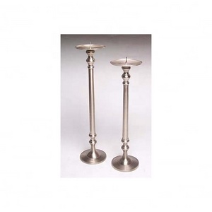 Exporter of Brass spike Candle Holder sleek model hot selling candle stand pewter plated set of 2 pieces premium quality