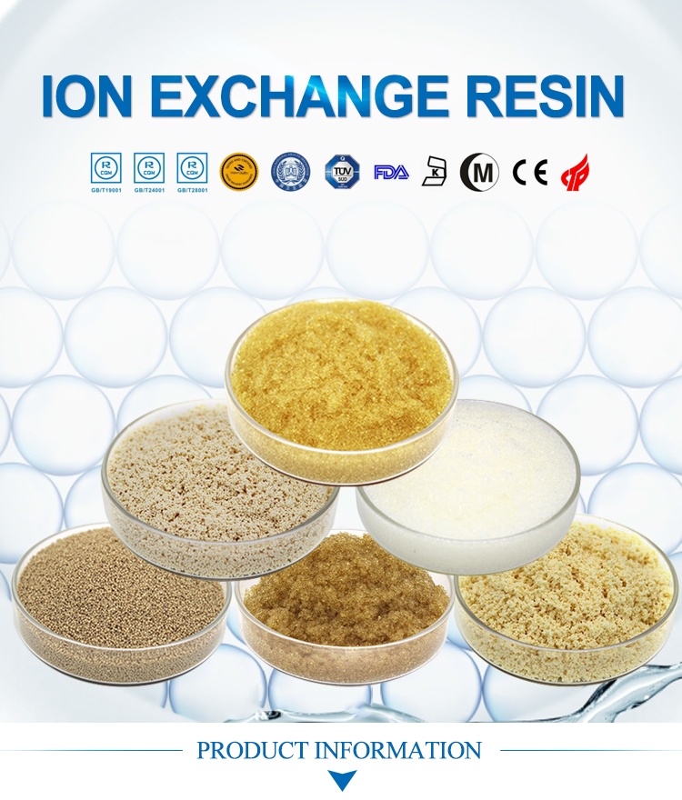 equivalent mixed bed ion exchange resin for water deionization