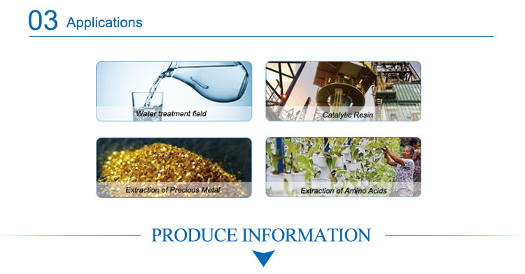 equivalent mixed bed ion exchange resin for water deionization