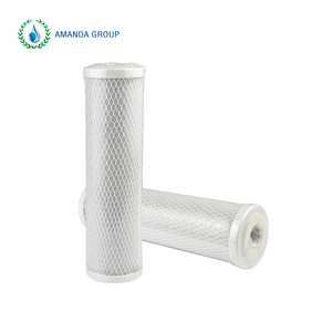 10''  CTO Activated carbon block water filter cartridge