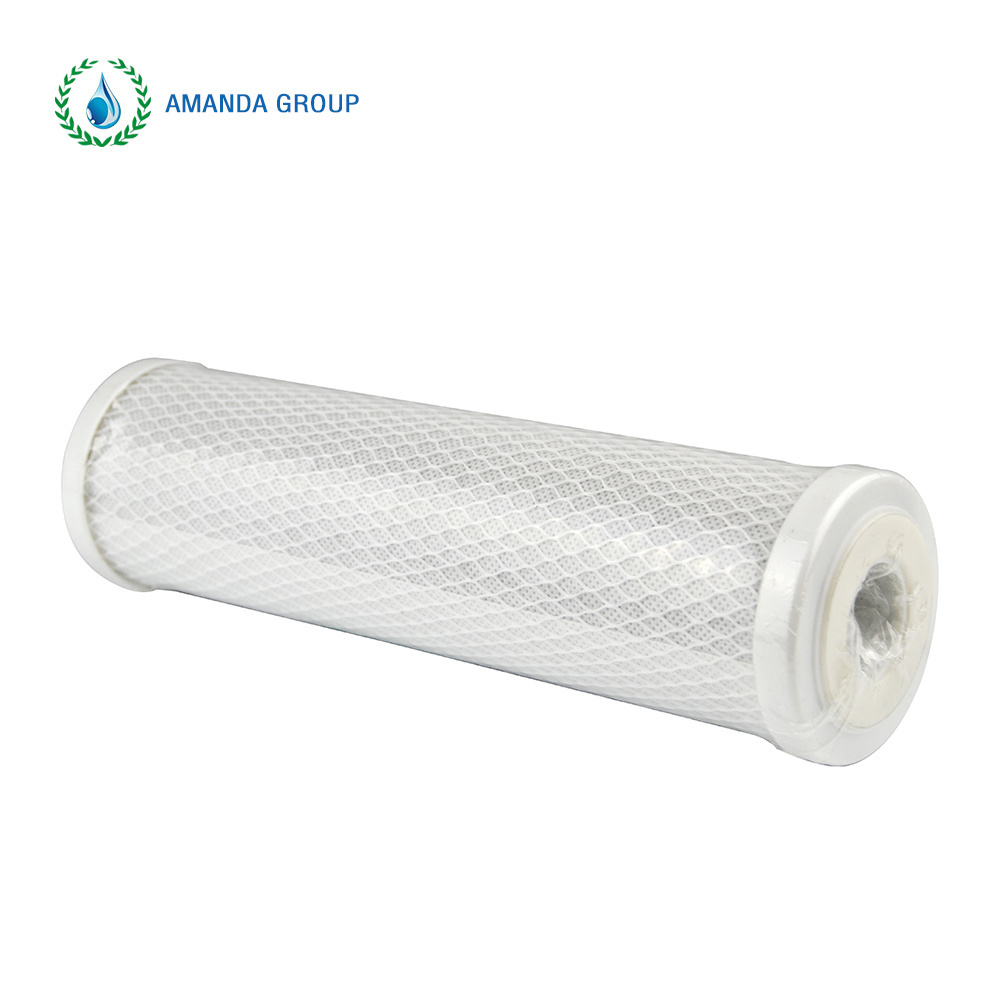 10''  CTO Activated carbon block water filter cartridge