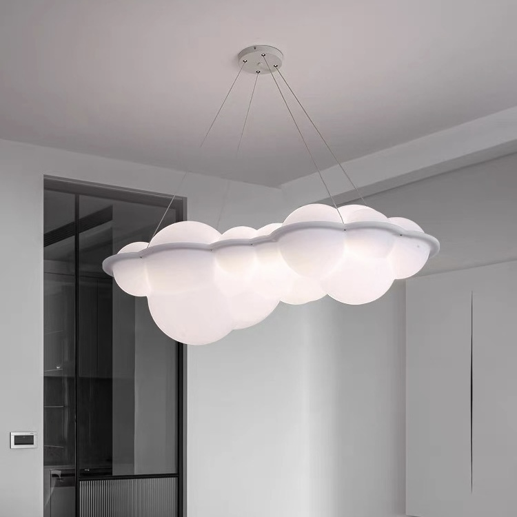 modern bedroom lighting European chandelier living room nordic lamp LED pendant lights cloud white chandeliers for wedding decor