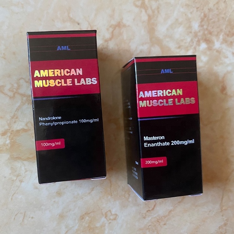 VB-480 DECA 200mg/ml TREN A 100mg/ml AML pharma labs printed holographic 10ml vial box steroid packaging boxes and labels