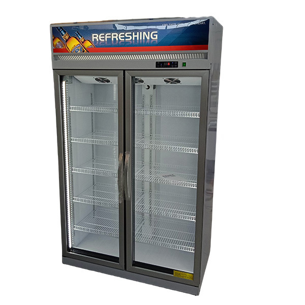 store vertical beverage cabinet glass door fridge upright beverage cooler beverage refrigerator cooler