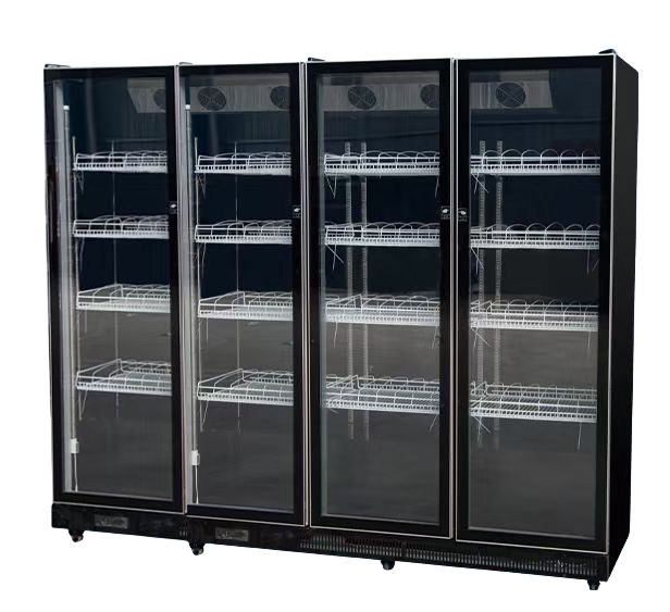 Factory direct glass door refrigerator Vertical beverage freezer Vertical beer freezer Refrigerated display freezer