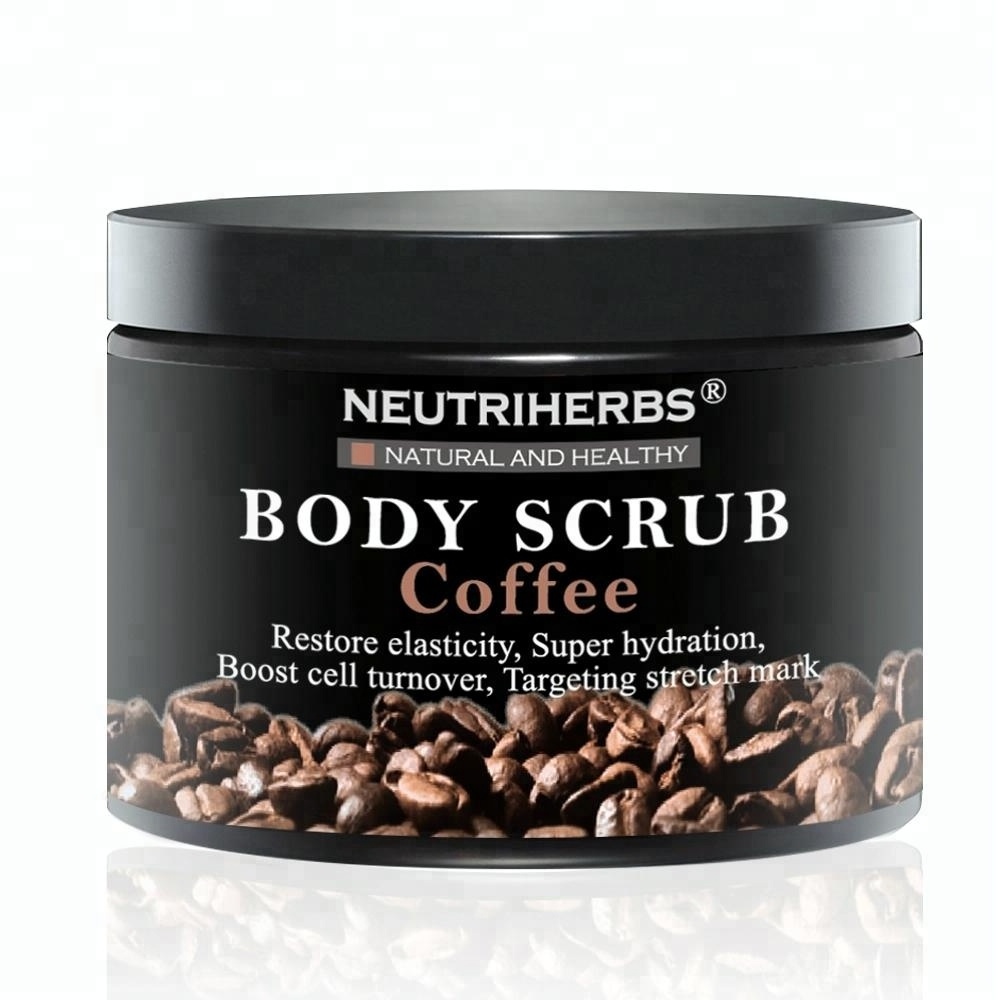 Private Label Coffee Body Scrub to Remove Cellulite and Best Dead Skin Removal Cream