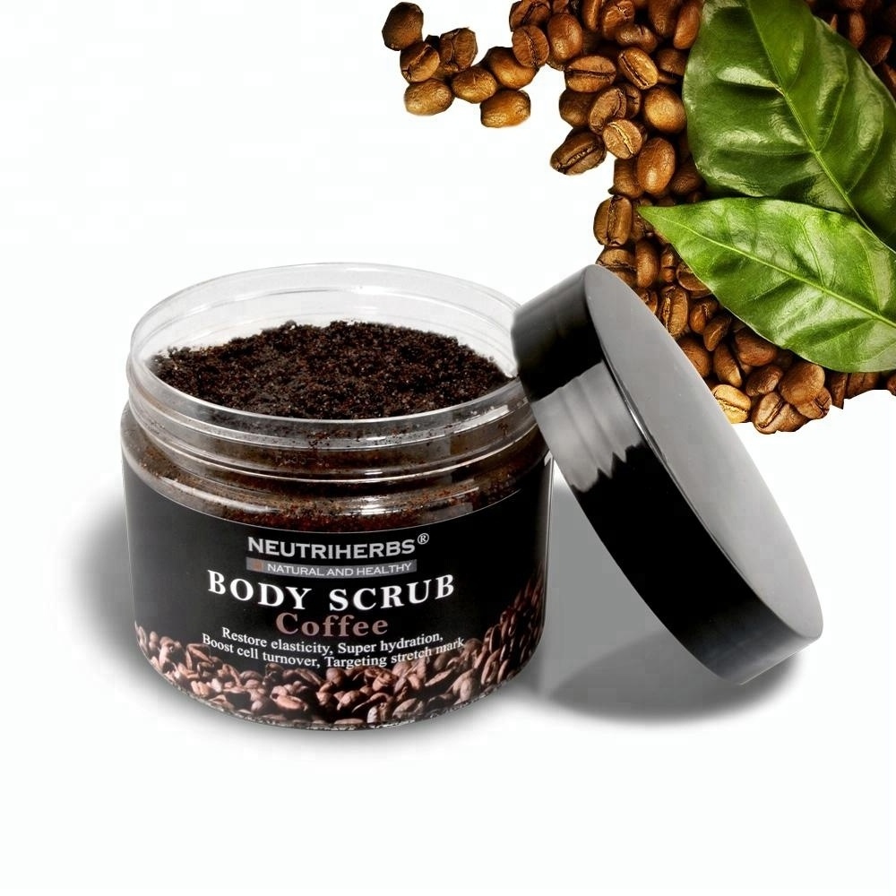 Private Label Coffee Body Scrub to Remove Cellulite and Best Dead Skin Removal Cream