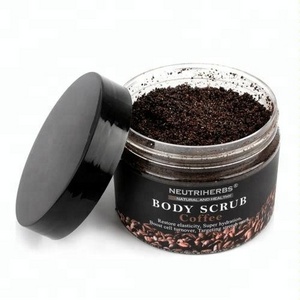 Private Label Coffee Body Scrub to Remove Cellulite and Best Dead Skin Removal Cream