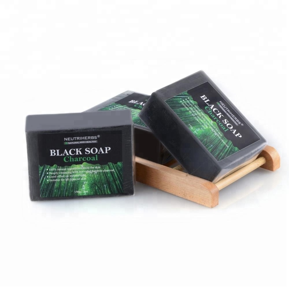 Wholesale Skin Smooth Whitening Activated Black Bamboo Charcoal Soap