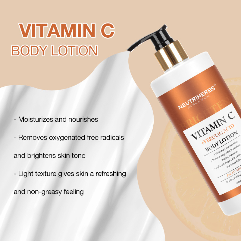 Oem Free Custom Logo Moistuzing Brightening Skin Body Lotion For Skin Whitening