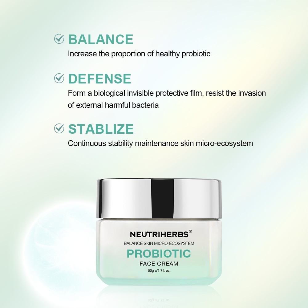 Neutriherbs OEM Moisturizer Defense Balance Skin Care Probiotic Facial Cream