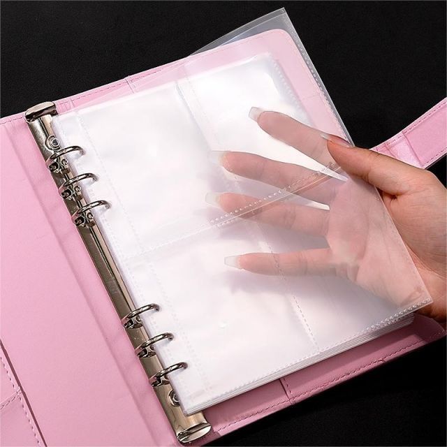 100 Envelopes Money Saving Challenge Book for Budgeting Planner pink 100 envelope challenge savings binder With password lock