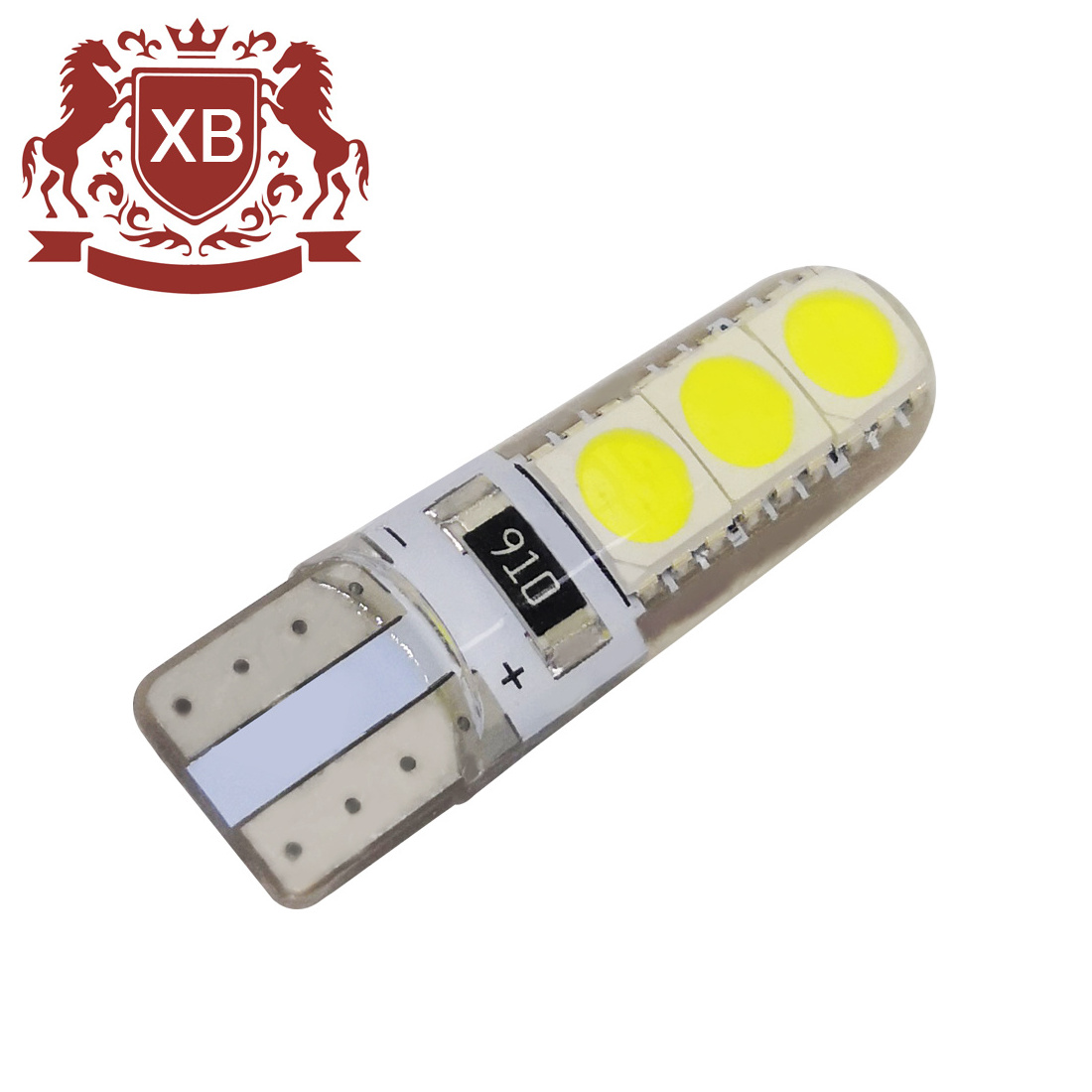 Perfect LED T10 socket 194 W5W Canbus 6SMD 5050 Silicone car led width light No Error auto reading lamp bulb 12 volt