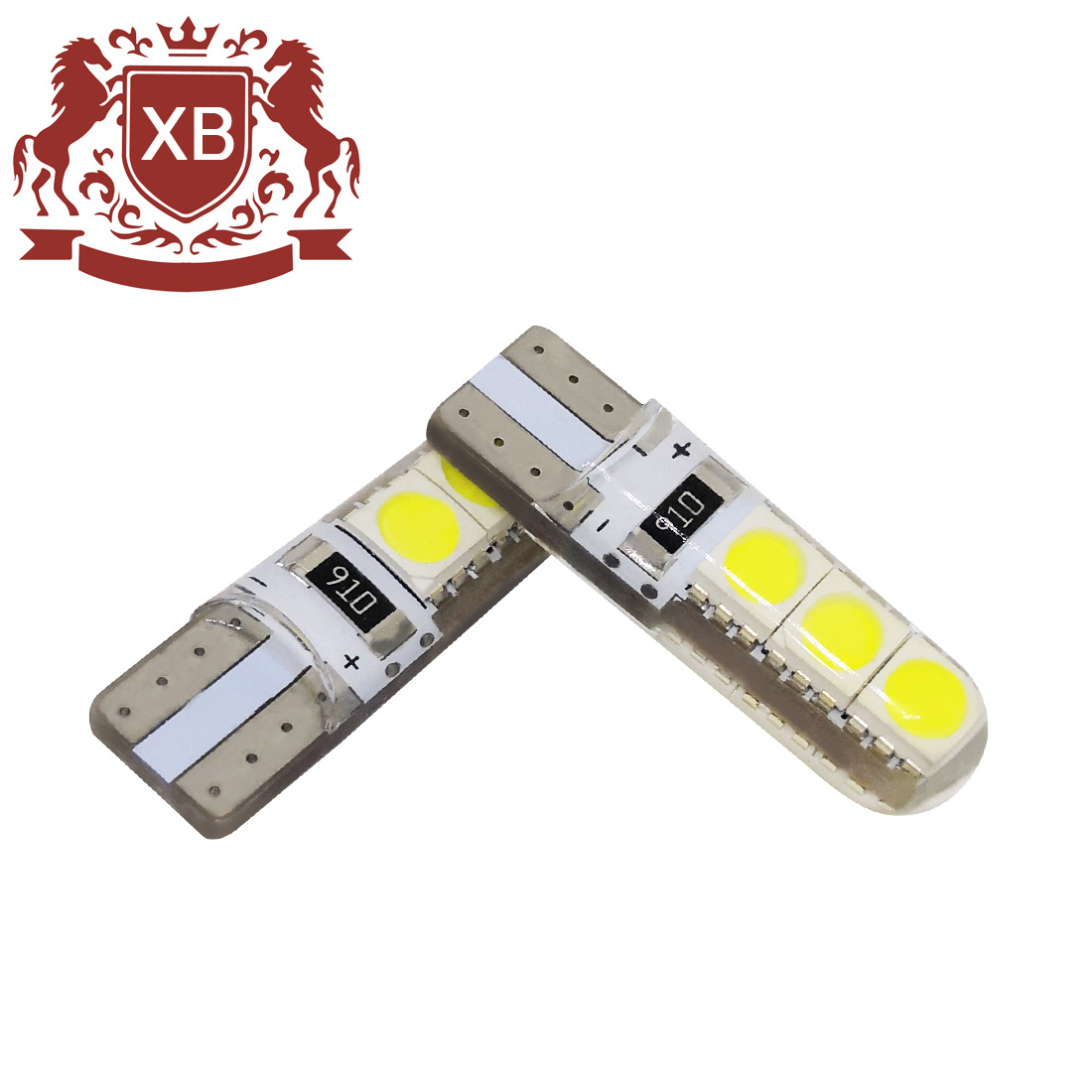 Perfect LED T10 socket 194 W5W Canbus 6SMD 5050 Silicone car led width light No Error auto reading lamp bulb 12 volt