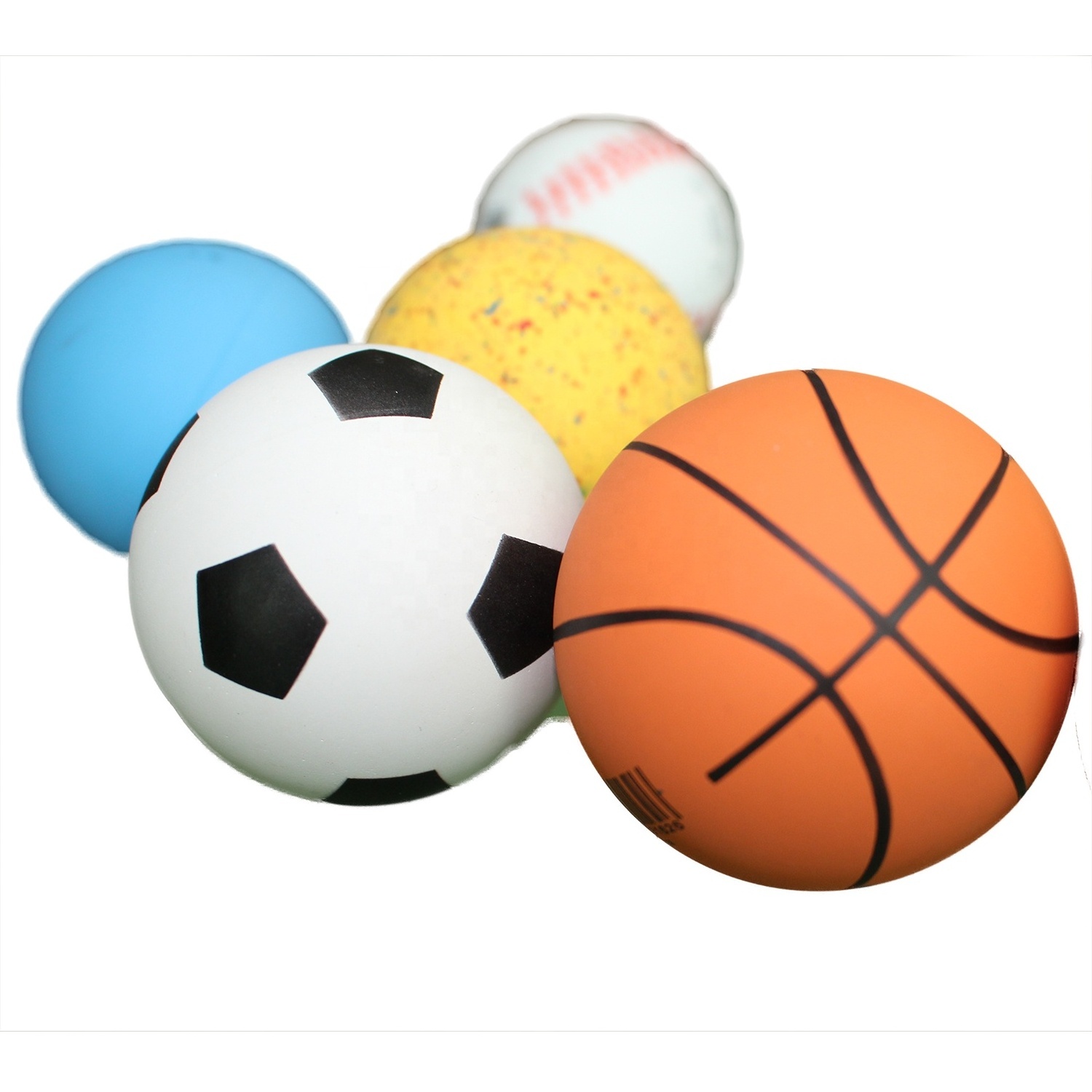 High Quality Sports Toy Rubber Wall Ball Rebound Own Manufacture Customized OEM Unisex Led Light Bouncing Balls 14 Years & up