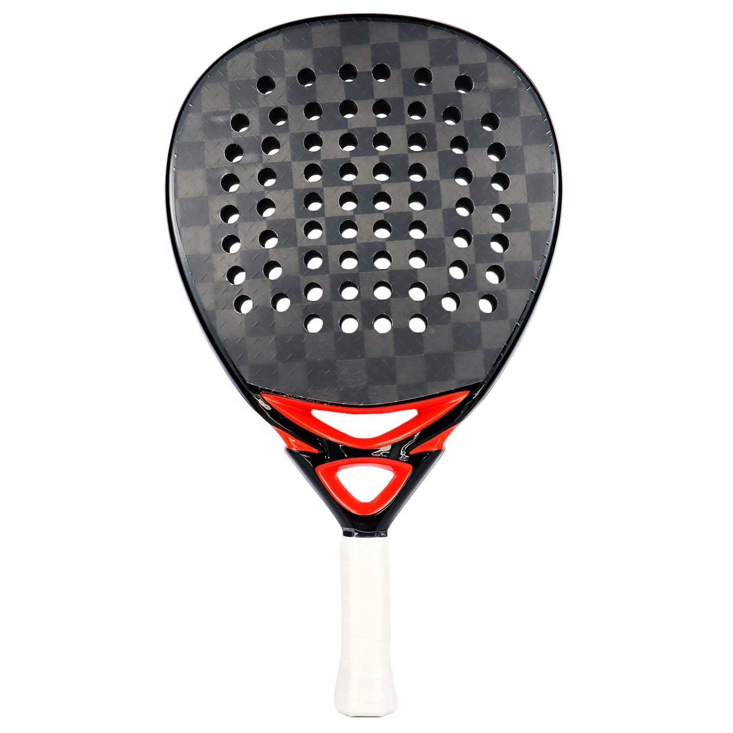 AMA SPORT Amazing Design Custom Brand Diamond Shape Carbon Fiber 3K Padel Racket Tennis Racquet Professional CN Manufacturer