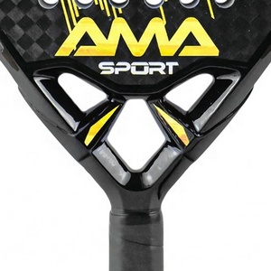 AMA SPORT Top Ranked Quality OEM Factory Directly Custom Brand Carbon Fiber 3K/12K/18K Padel Racket Tennis Racquet