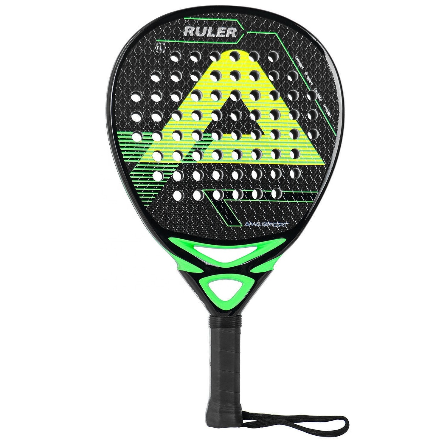 2023 Wholesale AMA Sport Professional Carbon Padel Racket Custom Graphite Paddle Tennis Racquet