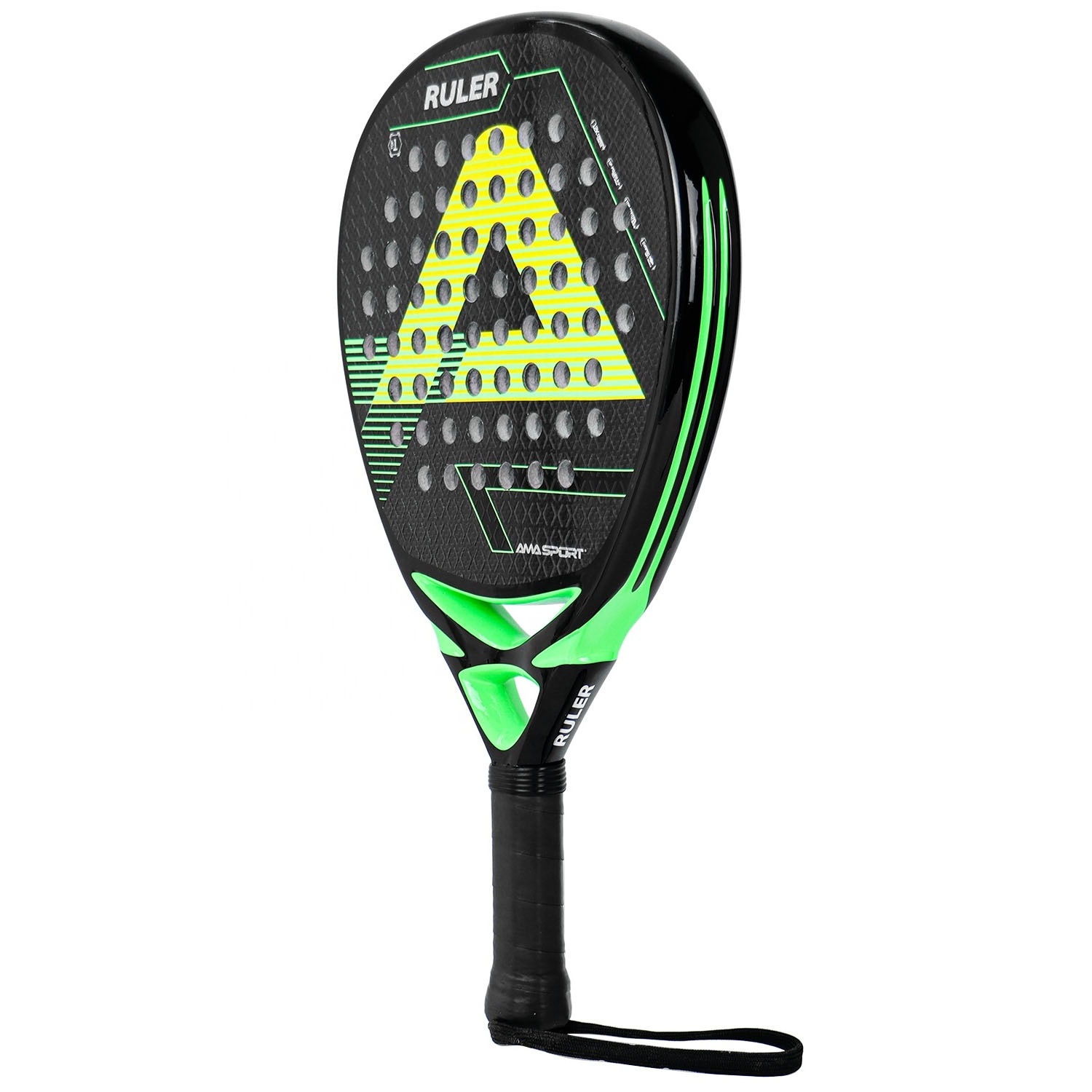 2023 Wholesale AMA Sport Professional Carbon Padel Racket Custom Graphite Paddle Tennis Racquet