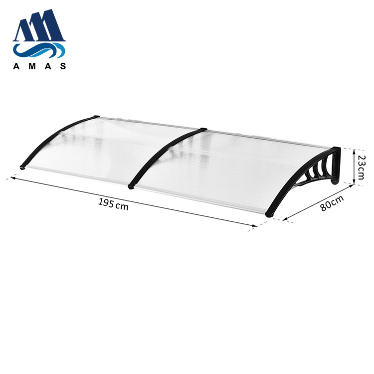 Amas gazibo gazebo outdoor 0.5mm polycarbonate sheet plastic awning