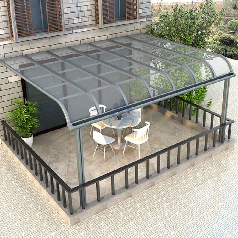 Customized outdoor waterproof canopies balcony polycarbonate roof aluminum sun shade patio covers awning canopy