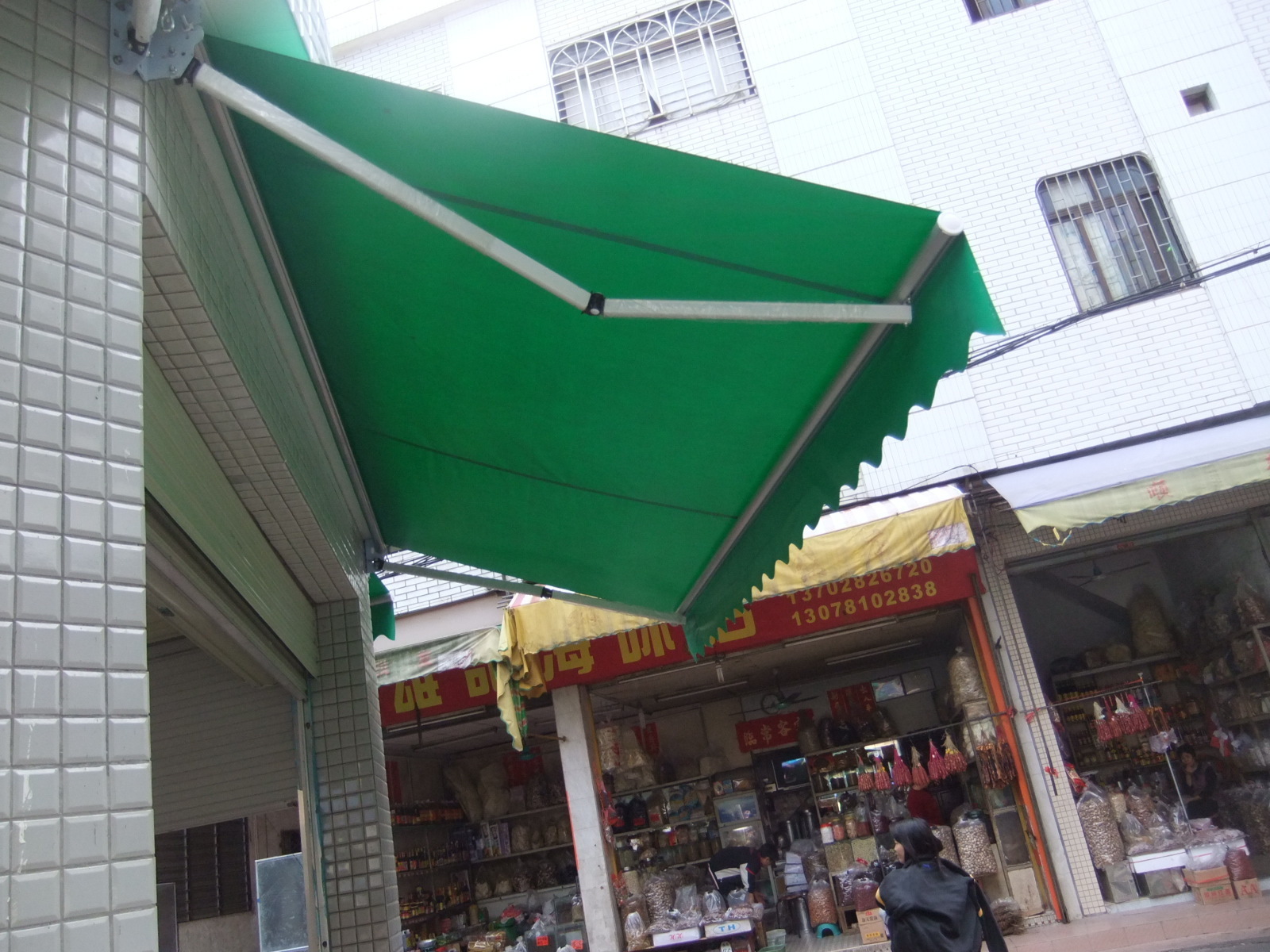 Waterproof awning fabric retract awning fabric polyester fabric for awnings