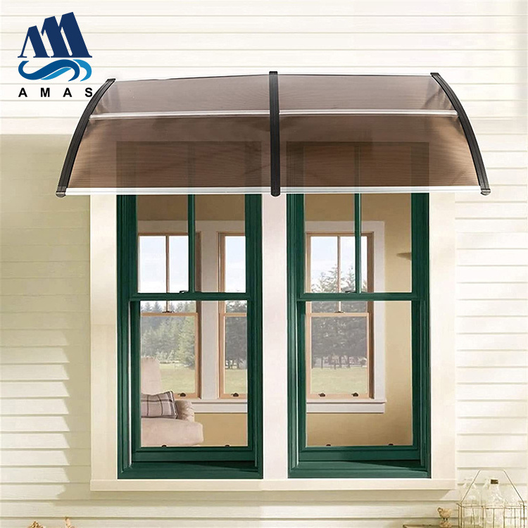 Amas entrance canopies Aluminum alloy Soundproof awnings for campers polycarbonate awning canopy