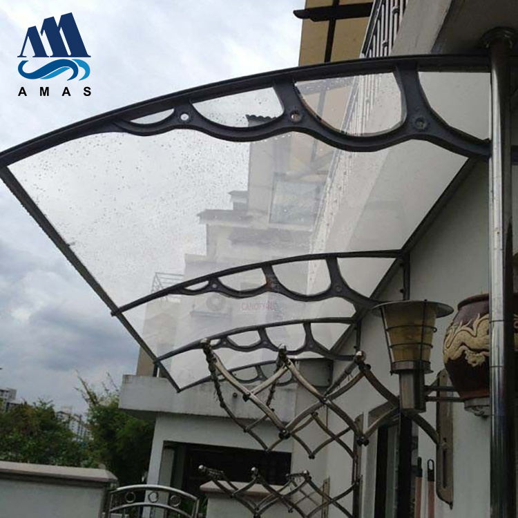 Amas entrance canopies Aluminum alloy Soundproof awnings for campers polycarbonate awning canopy