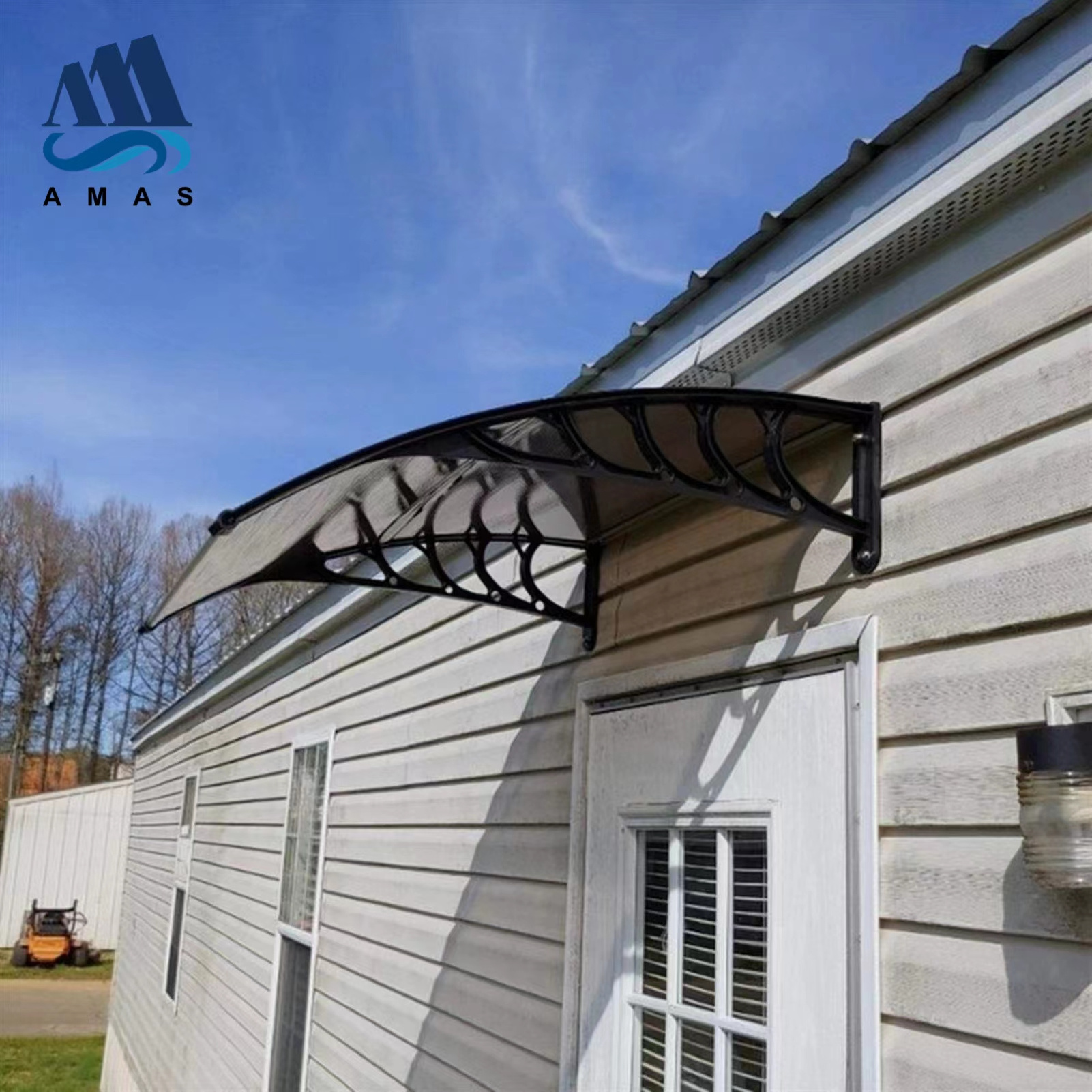 Amas Polycarbonate Window Door Awning Canopy 40 X 40 Inch