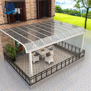 AMAS Outdoor Patio Awning Window Cover Sunshade Aluminum Awning Waterproof Polycarbonate Canopy Awnings