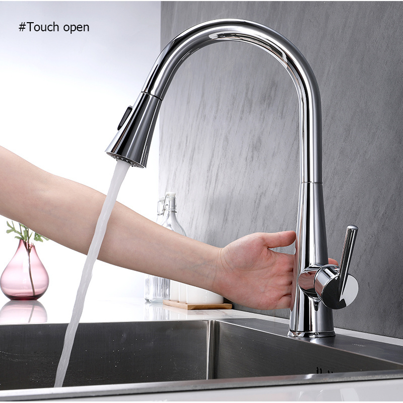 Brass Bathroom Sink Electronic faucet Touch Electronic kitchen faucet