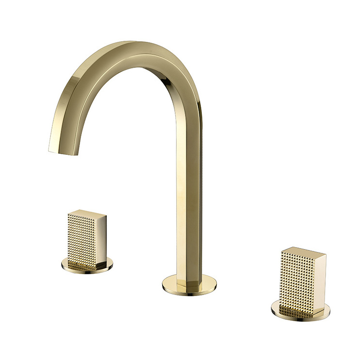 Modern Hot Cold Water Mixer Basin Faucet Washbasin Mixers Tap Rose Gold Bathroom Brass Ceramic Kitchen Faucet Polished 5 Years