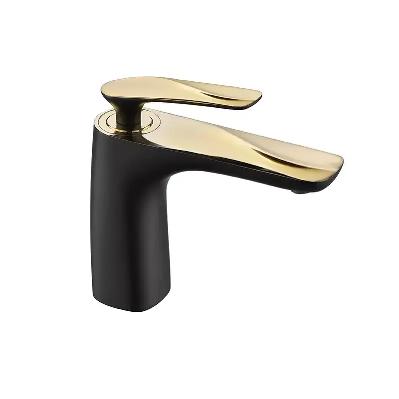 Aida Matte Black Basin Brass Faucets Mixer Classic Design Face Basin Bathroom Faucet Commercial Bathroom Lavatory Faucets