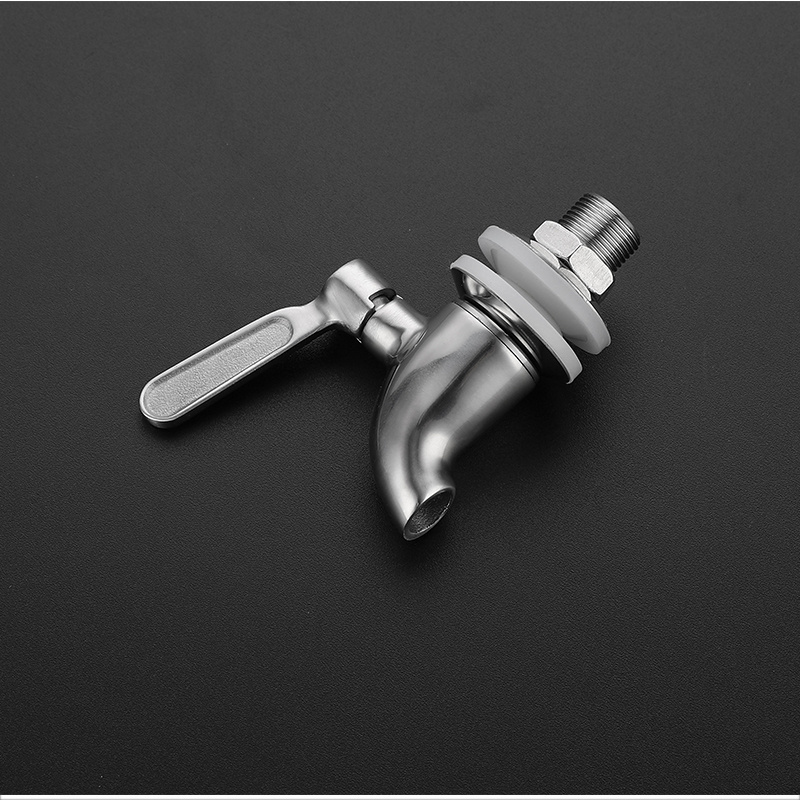 AMAXO Hot Selling Sus 304 Beverage Dispenser Faucet Bibcock Tap Wine Barrel Faucet For Water Beer