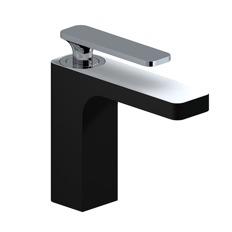 Guangdong kaiping AMAXO Designer deck mounted brass chrome black gold bath basin tap water mixer faucet for bathroom